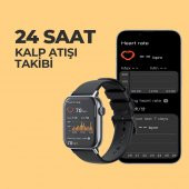 Havit M9034 Akıllı Saat – Sesli Telefon Görüşmesi Bluetooth V5.3 SİYAH - 7