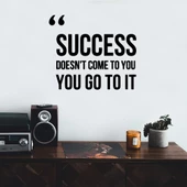 Çalışma Odası Motivasyon Duvar Dekorasyon Sticker Çıkartma - 1