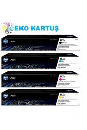 Hp Color Laser MFP 178nw W1120A (117a) 4 Renk Takım Orijinal Toner thumbnail 1
