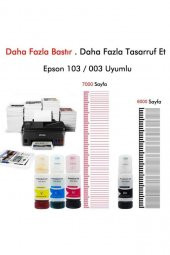 Epson L6190 Uyumlu Mürekkep 4 Renk - 3
