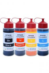Brother T300/t310/t500/t510/t800/t910 Mürekkep 4x500 Ml (muadil) - 1