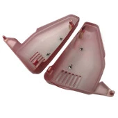 Kmtmak Motosiklet Cg 125 Kırmızı Yan Kapak Takımı /Grenaj - 2