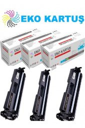 Hp Laserjet Pro M102 Hp Cf217a(17a) Ekonomik Avantajlı 3’lü Paket Muadil Toner, - 1