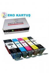 Canon Pixma Ts-8050 5 Renk Pgı-570 Clı-571 Muadil Kartuş, - 2