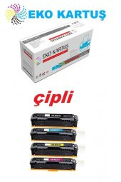 Hp Color LaserJet Pro MFP M283cdw 207A (W2210) SET ÇİPLİ Muadil Toner - 1