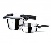 FISSLER VITAQUICK DÜDÜKLÜ TENCERE 8 LT+4 LT SET - 1