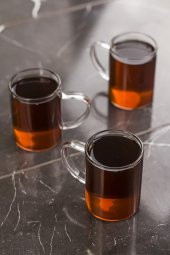 3lü Borosilikat Isıya Dayanıklı Termisil Cam Kupa Bardak (3 x 200 ml) - 1