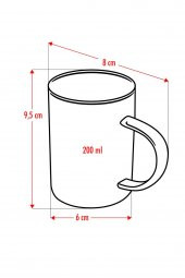6lı Borosilikat Isıya Dayanıklı Termısıl Cam Kupa Bardak (6 X 200 ml) - 4