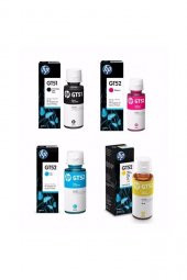 Hp Z4b53a 4 Renk (gt51xl Gt52xl) 90ml Muadil Mürekkep, - 1
