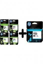 Hp 920xl Set + 920 Siyah Kartuş - 1