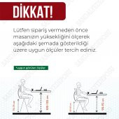 Rasko Bakır Kaplama Bar Sandalyesi (75 CM Siyah Deri) - 3
