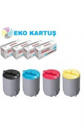 Samsung CLP-300N 4 Renk Takım Muadil Toner - 1