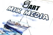 E&D Art Mix Media A4 300gr 12yp Üstten Spiralli Çok Amaçlı Blok / ed.55577 thumbnail 2