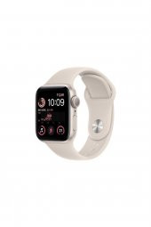 Apple Watch SE 2 GPS 40mm Yıldız Işığı Alüminyum Kasa ve Spor Kordon Akıllı Saat - 2