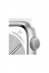 Apple Watch Series 8 GPS 45mm Gümüş Rengi Alüminyum Kasa ve Spor Kordon Akıllı Saat - 3