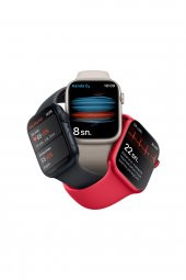 Apple Watch Series 8 GPS 45mm Gümüş Rengi Alüminyum Kasa ve Spor Kordon Akıllı Saat - 5
