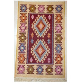 Algelsineve  Makine Dokuması Antik Kilim Yolluk Antik Tarz Eşme Desen - 7