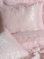 Cotton Box Chi Chi Çift Kişilik Pikeli Nevresim Takımı Silva Pudra - 2