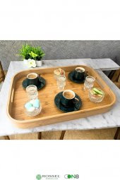 Rossel Premium Origami Kahve Yanı Bardak (6 Adet) - 1