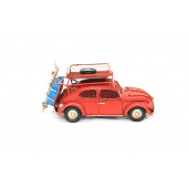 Dekoratif Metal Araba Çerçeveli ve Kumbaralı 1210E-3398SS Model-M54 - 3