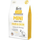 Brit Care Mini Hair Skin Deri Tüy Sağlığı Tahılsız Somonlu Küçük Irk Köpek Maması 2 Kg - 1