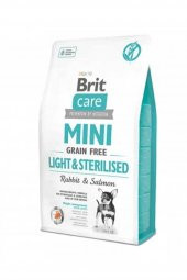 Brit Care Tahılsız Mini Light Sterillised Tavşanlı Köpek Maması 2 Kg - 1