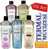 SİMAV Termal Sulu Kolonya Seti 5li - 400 ml - 1