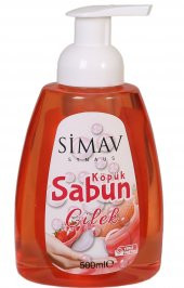 SİMAV Termal Sulu Çilek Özlü Köpük Sabun - 500 ml - 1