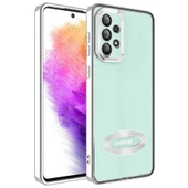 Vendas Samsung A32 4G Uyumlu Omega Serisi Kamera Korumalı Logo Gösteren Shining Silikon Kılıf - 7