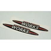 Mini John Cooper Works Çamurluk Yanı Ve Torpido Damla Desen Logo Arma Seti - 3