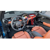 Mini John Cooper Works Çamurluk Yanı Ve Torpido Damla Desen Logo Arma Seti - 6