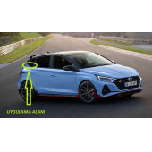 Hyundai N Line Performance Kelebek Cam Damla Desen Logo Arma Seti - 5