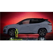 Hyundai N Line Performance Çamurluk Yanı Damla Desen Logo Arma Seti - 5