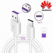 Orjinal Huawei Nova Y90 Type C 5A 1M MOR Hızlı Şarj ve Data Kablosu - 4