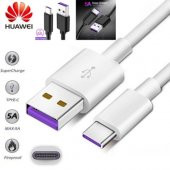 Orjinal Huawei Mate 30 Lite Type C 5A 1M MOR Hızlı Şarj ve Data Kablosu - 1