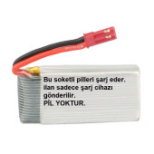 Drone Pili Şarj Cihazı Jst-2p Fiş Güç Adaptörü 3.7v 250mah Çıkış  2 YIL GARANTİ - 2
