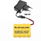 Drone Pil Şarj Cihazı Sm-2p Fiş Güç Adaptörü 6.0v 250mah Çıkış Oyuncak (2 YIL GARANTİLİ) - 5