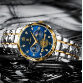 POEDAGAR Erkek Kol Saati Su Geçirmez Paslanmaz Çizilmez Çelik 003 thumbnail 6