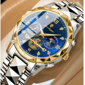 POEDAGAR Erkek Kol Saati Su Geçirmez Paslanmaz Çizilmez Çelik 004 thumbnail 3