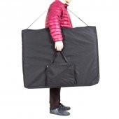 Masaj Yatağı Ahşap Masaj Sedyesi 2 Parçalı Siyah Renk - 3