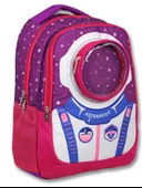 Cennec Bordo Mavi Astronot İlkokul Sırt Çantası Seti - Erkek Çocuk thumbnail 2
