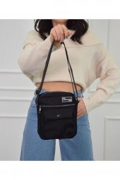Unisex Siyah Askılı Ve Omuz Çantası - 1