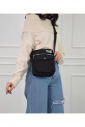 Unisex Siyah Askılı Ve Omuz Çantası - 3