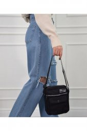 Unisex Siyah Askılı Ve Omuz Çantası - 4