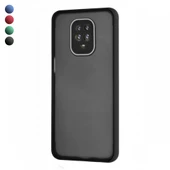 Xiaomi Redmi Note 9S / 9 Pro Kılıf Freya Lazer Lens Kamera Çerçeveli Silikon Kapak - 1