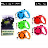 MAKARALI OTOMATİK KEDİ KÖPEK GEZDİRME TASMASI 3 METRE - 1