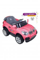 Akülü Araba Bmw 12v Pembe - 1