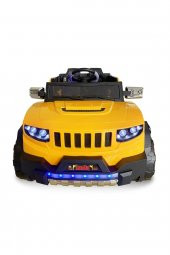 Iznik Kumandalı Akülü Araba Akülü Jeep 12v 4x2 / Sarı thumbnail 2
