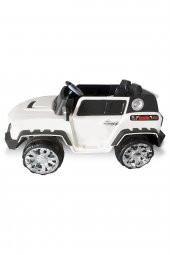 Iznik Kumandalı Akülü Araba Akülü Jeep 12v 4x2 / Beyaz - 3