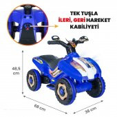 Uj Toys Led Işıklı Müzikli Akülü Atv Akülü Motor - 1